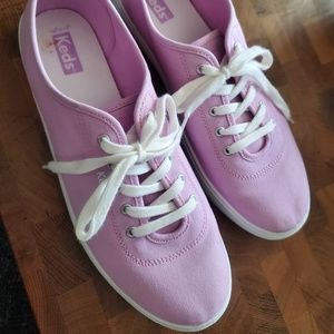 Pink Canvas Size 10 Women's Keds Sneakers -- WORN ONCE